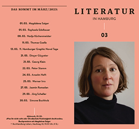 Literatur in Hamburg, digitale Printusgabe, Februar 2023