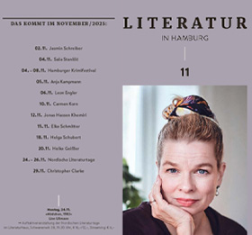Literatur in Hamburg, digitale Printausgabe, November 2025
