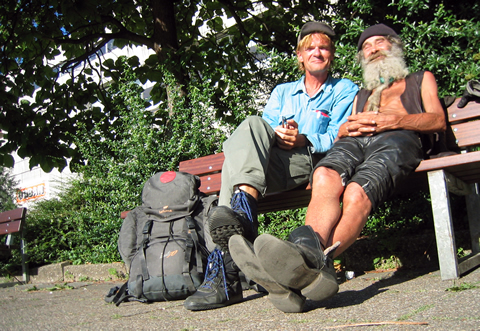 Andreas Altmann mit Bettler